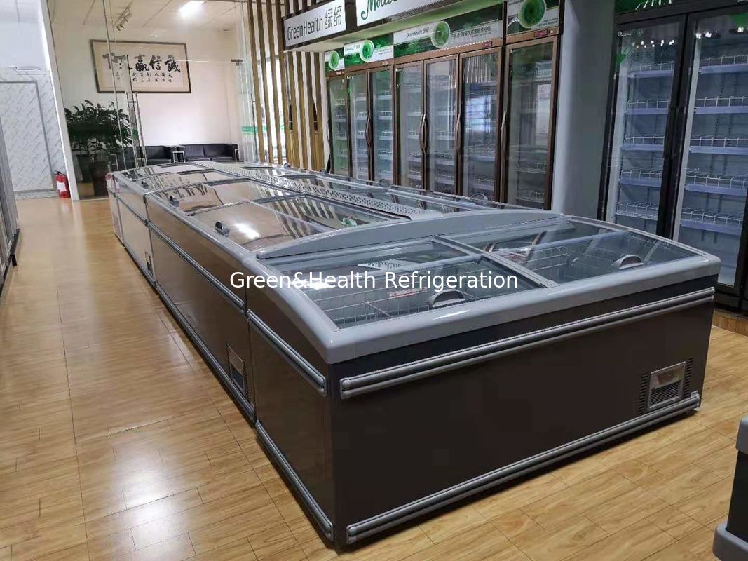 یخچال تجاری رنگ سفید یخچال با درب جانبی برای سوپرمارکت