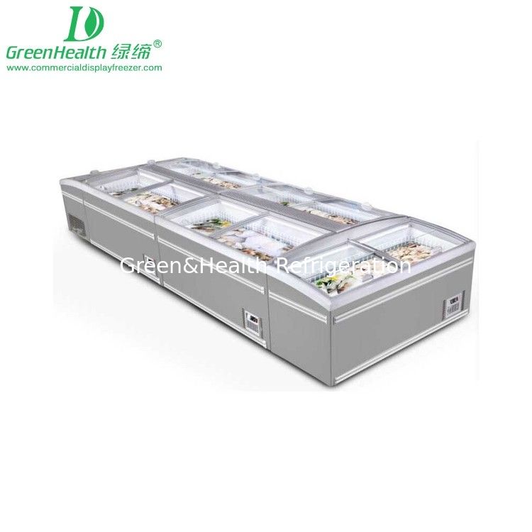 یخچال تجاری رنگ سفید یخچال با درب جانبی برای سوپرمارکت