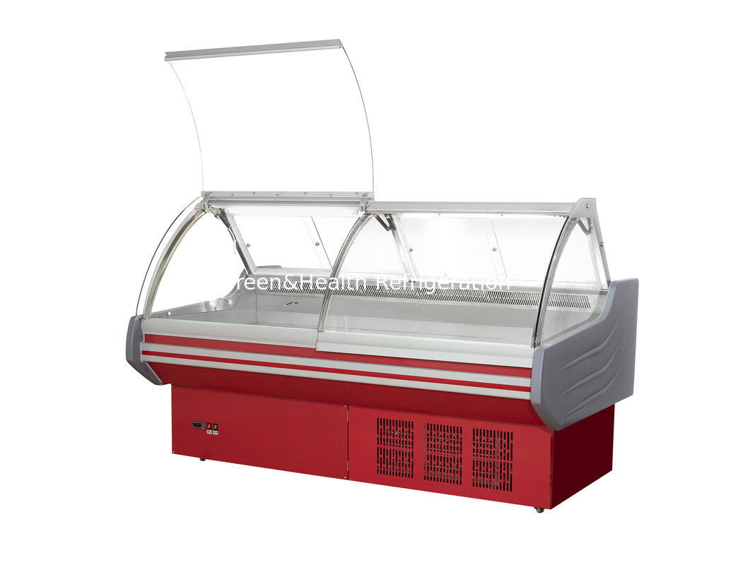 یخچال و فریزر نمایشگر یخچال و فریزر گوشت با کیفیت بالا 3000 11 1180 * 1310mm وصل کنید