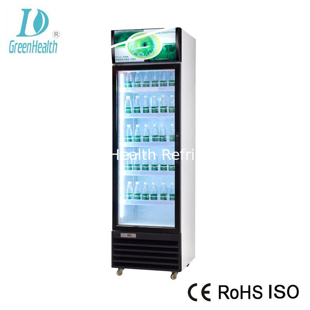خنک کننده نمایش نوشیدنی های تجاری پپسی با ظرفیت 680 لیتر کمپرسور دانفوس و بسته شدن اتوماتیک درب سوئیچ گرم