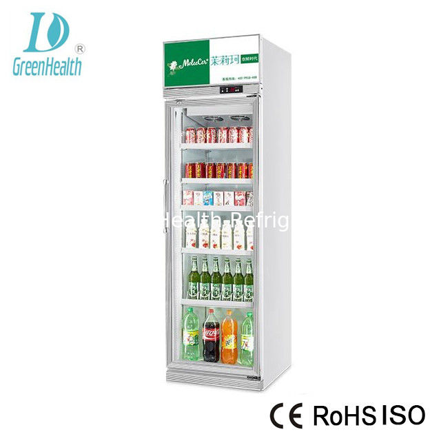 خنک کننده نمایش نوشیدنی های تجاری پپسی با ظرفیت 680 لیتر کمپرسور دانفوس و بسته شدن اتوماتیک درب سوئیچ گرم