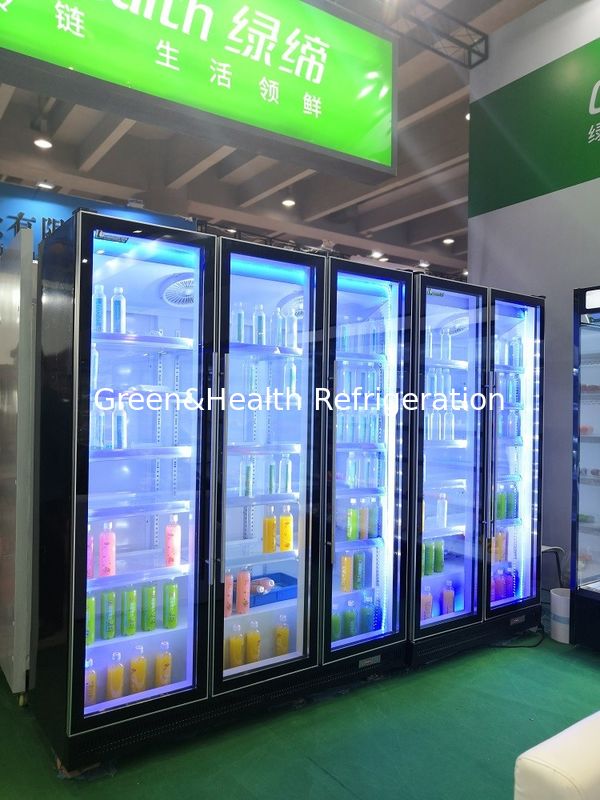 یخچال و فریزر نمایشگر تجاری 60Hz مدرن / یخچال شراب و آبجو