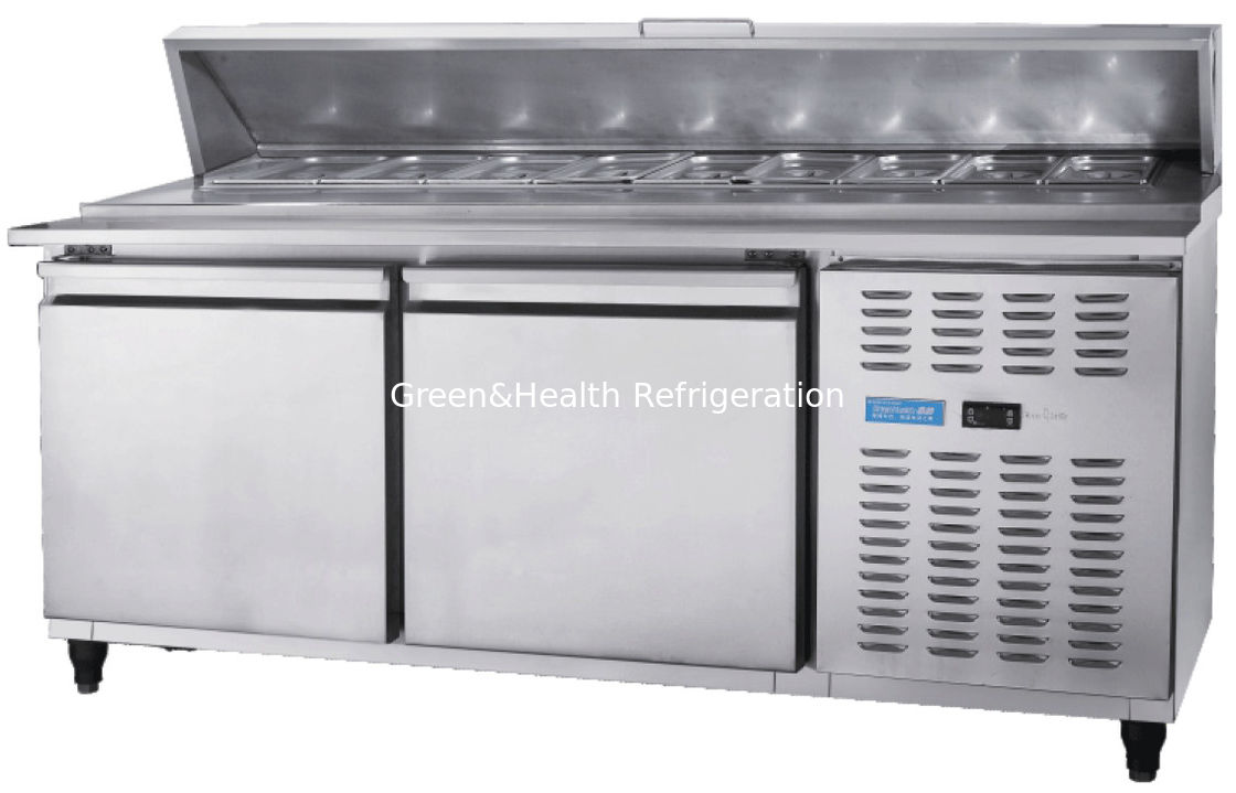 110V 60HZ 1/2/3 درب تحت شمارنده یخچال فریزر برای آشپزخانه هتل، ضد یخچال