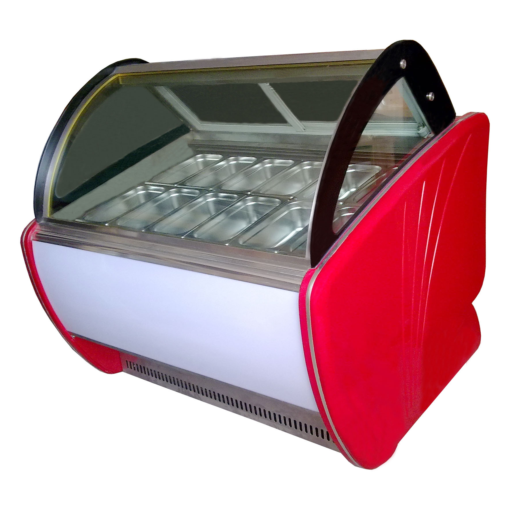 یخچال های نمایشگر بستنی صرفه جویی در مصرف انرژی با 20 تابه -22 تا 18 درجه سانتی گراد OEM