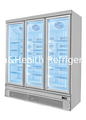 صرفه جویی در مصرف انرژی در سوپرمارکت عمودی نمایشگاه فریزر برای هتل مال