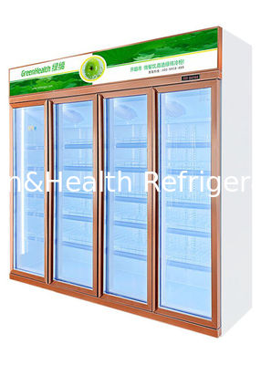 شامپاین نمایشگر یخچال و فریزر نمایشگر نوشیدنی خنک کننده تجاری R290