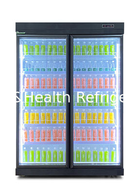 نمایشگر تجاری فن خنک کننده چیلر یخ زدایی اتوماتیک با درب های چرخشی