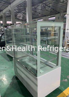 3 لایه شیشه ای شیرینی فروشی کیک فروشی ویترین فریزر برای نان