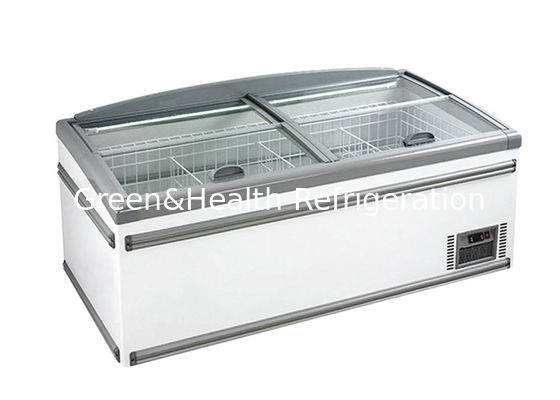 کمباین تجاری سوپرمارکت فریزر جزیره ای با راندمان بالا