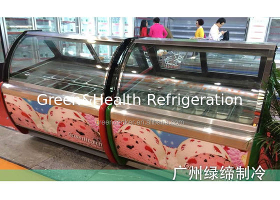 ویترین قفسه سینه یخچال یخ بستنی بستنی یخ بستنی 20 تابه 1880 واتی