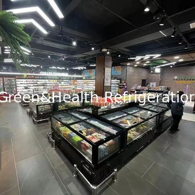 خرید فریزر تجاری با ظرفیت بالا با آلومینیوم داخلی -18 تا 22 درجه یخ زدایی خودکار