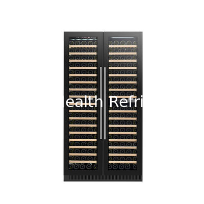 گواهینامه ETL 185 بطری شراب نمایش خنک کننده دو زون درب شیشه ای الکتریکی مدل LD-185D