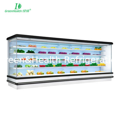 R404a / R134 Multideck باز چیلر / سوپرمارکت نمایش یخچال نوع فن خنک کننده