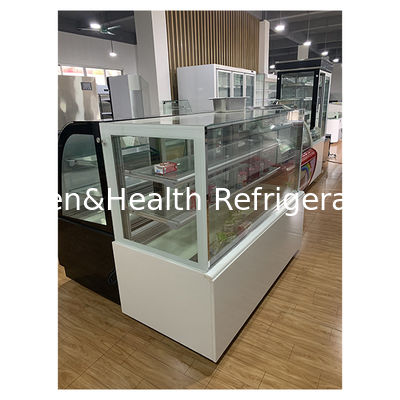 فروشگاه کیک شیشه ای شفاف چند لایه استفاده از انبار نمایش کیک نمایش یخچال