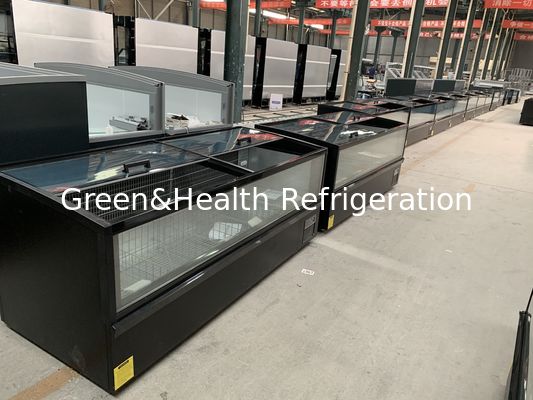 -22 درجه یخچال ماهی گوشت نشان می دهد فروشنده پلگ ان جزیره یخچال برای سوپرمارکت