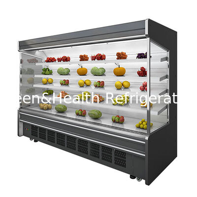 کمپرسور داخلی قفسه پنج لایه ذخیره سازی میوه/سبزیجات فریزر نوع باز