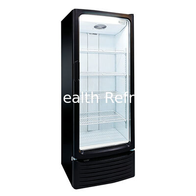 255L ظرفیت فن خنک کننده آٹو خنک کننده کابینت نمایش نوشیدنی های تجاری یخچال نوشیدنی ایستاده