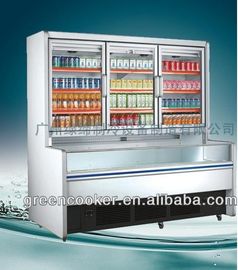 استاتیک R134a یخچال فریزر ترکیبی مجتمع شده برای فروشگاه / بازار