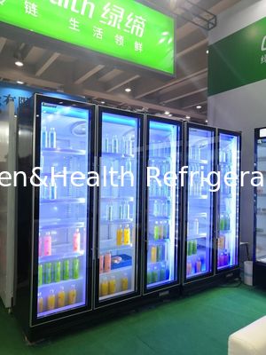 یخچال و فریزر نمایشگر تجاری 60Hz مدرن / یخچال شراب و آبجو