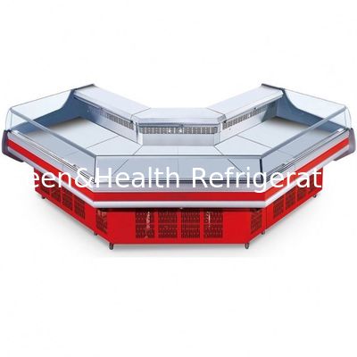 ویترین نمایشگر چیلر ماهی قصابی گوشت صرفه جویی در مصرف انرژی بزرگ