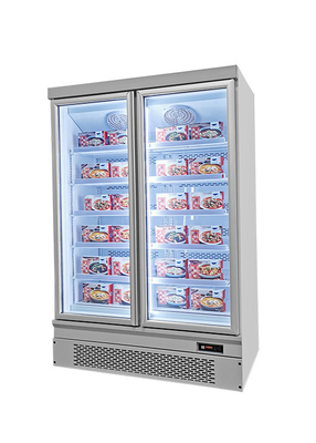 یخچال و فریزر 1600 لیتری نمایش عمودی یخچال نوشابه تجاری