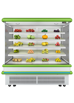 ویترین یخچال چند طبقه با یک درجه حرارت برای میوه و سبزیجات