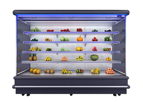 چیلر باز 2000 لیتری برای نمایش ویترین سوپرمارکت سبزیجات