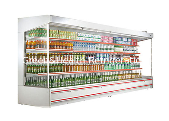 R22 Multideck Open Chiler Fruit Vegetable Open Display Cooler for Drink